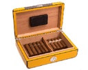 Humidor Geel/Carbon 28x20.5x10 40 Cigars