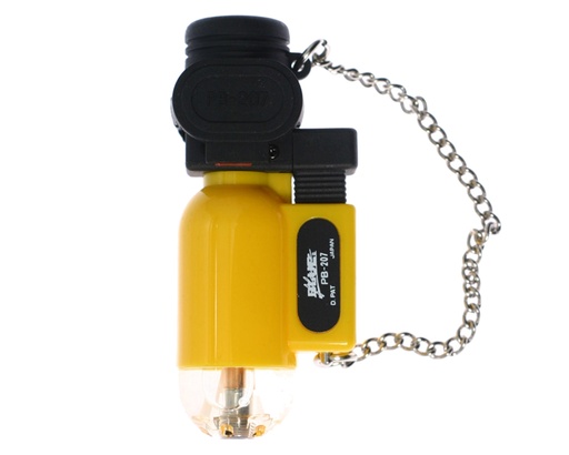 [003453] Briquet Blazer Blue Flame PB207 Jaune