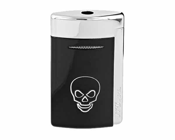 Briquet Dupont New Minijet Noir Skull