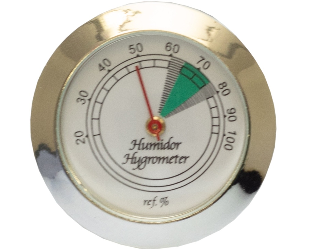 Hygrometer Rond Zilver