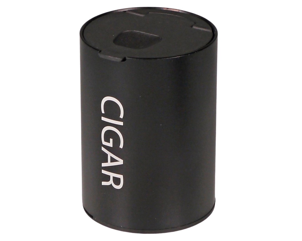 Ashtray Cigar For Car Cup Holder Alu Black