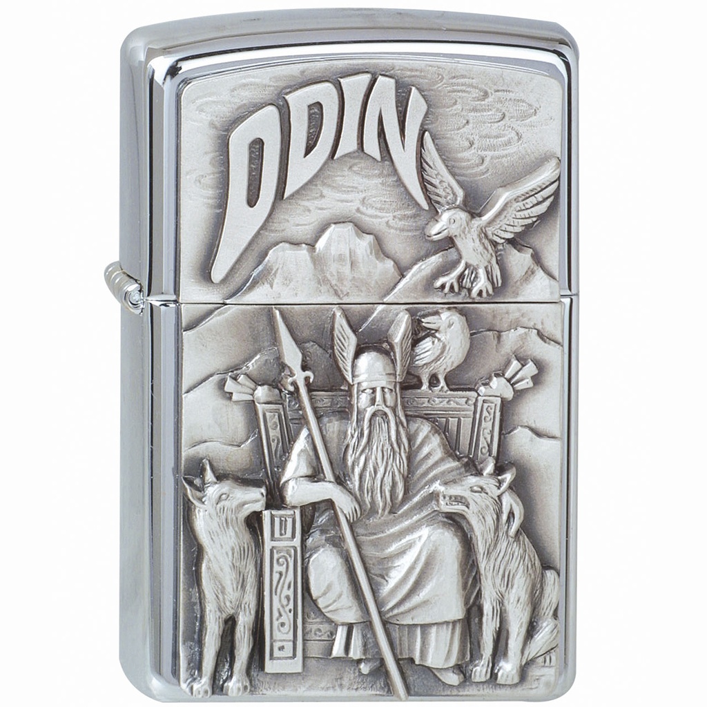 Aansteker Zippo Viking Odin Emblem