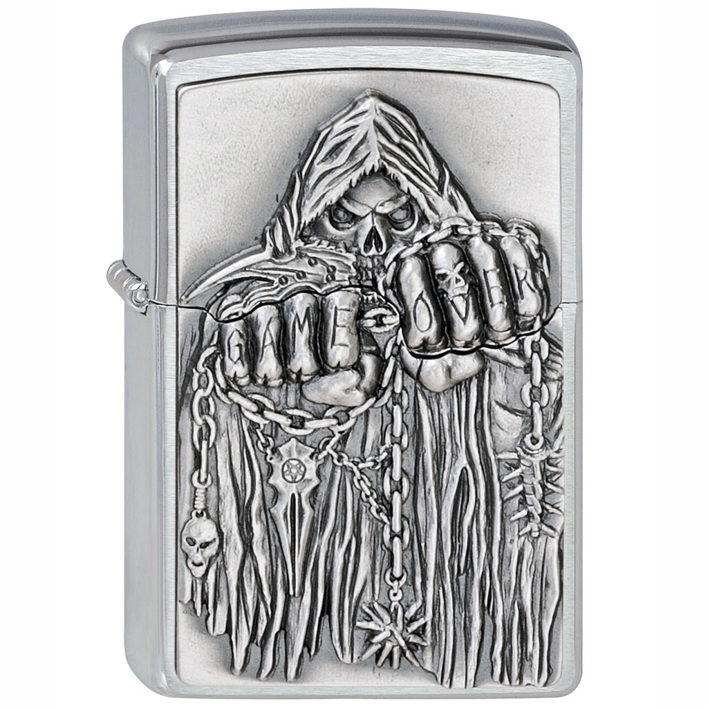 Briquet Zippo Game Over Emblem