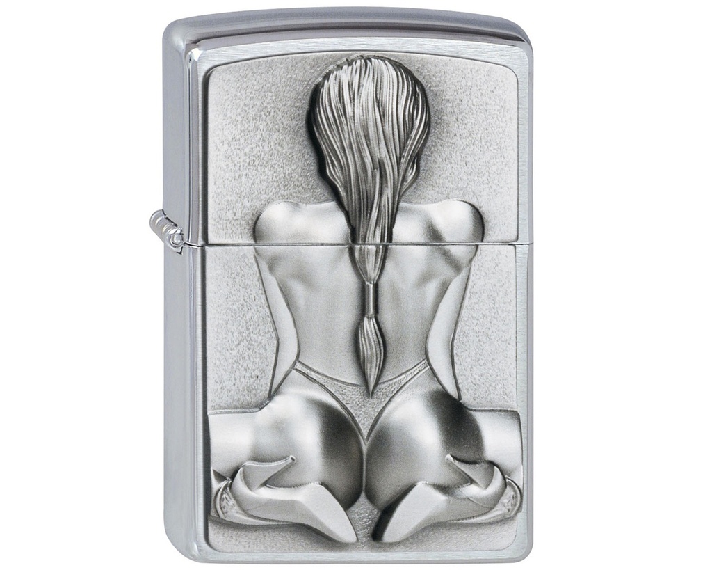 Aansteker Zippo Kneeling Girl Emblem