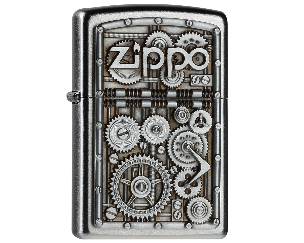 Aansteker Zippo Gear Wheels with Zippo Logo
