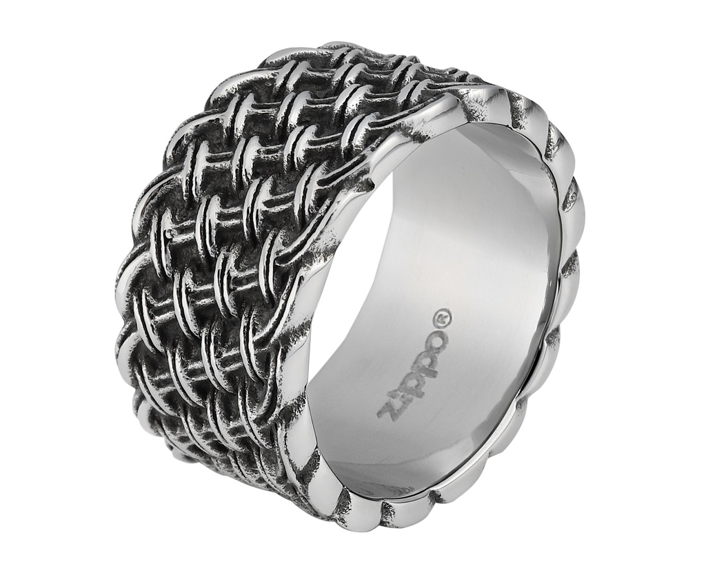 Zippo Steel Braided Ring - 56