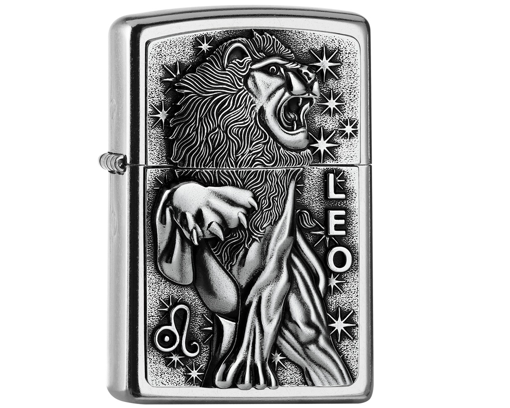 Briquet Zippo Zodiac Leo Tierkreis. V19