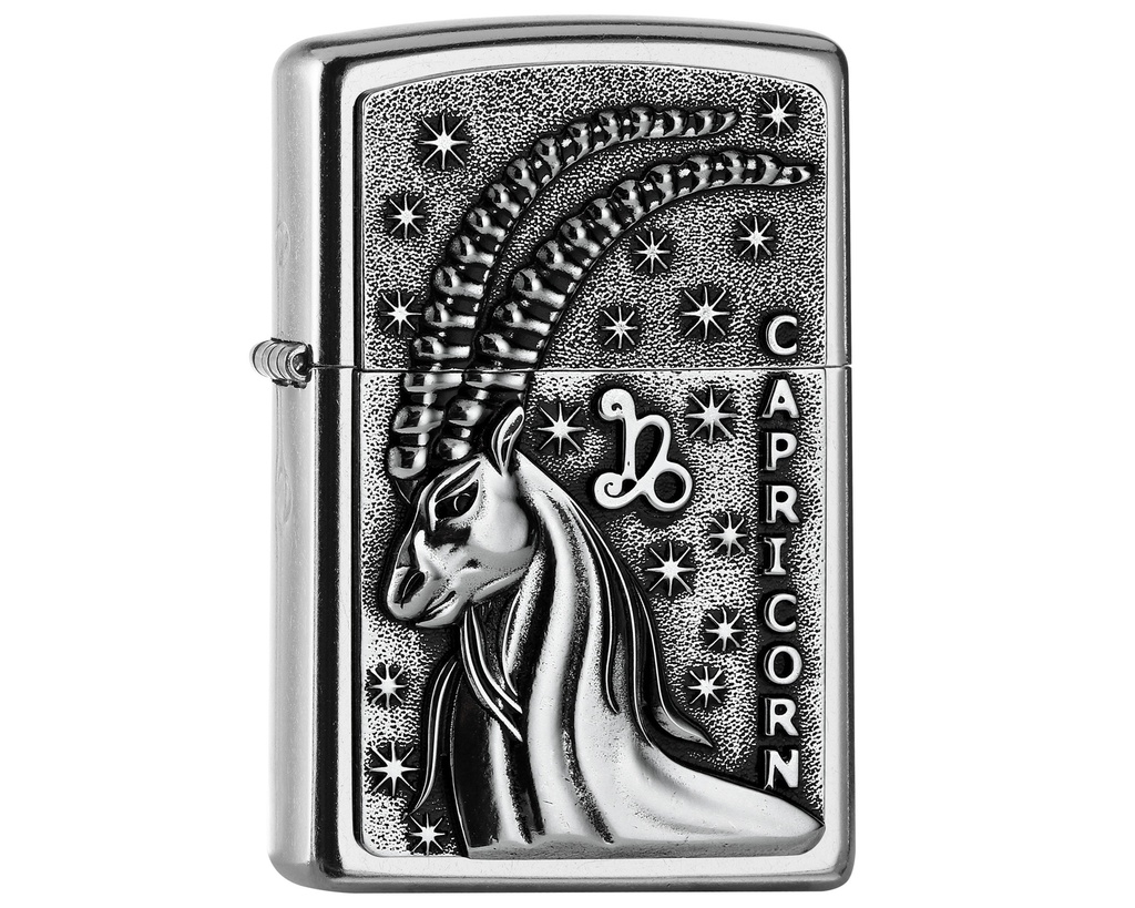 Aansteker Zippo Zodiac Capricorn Tierkr. V19