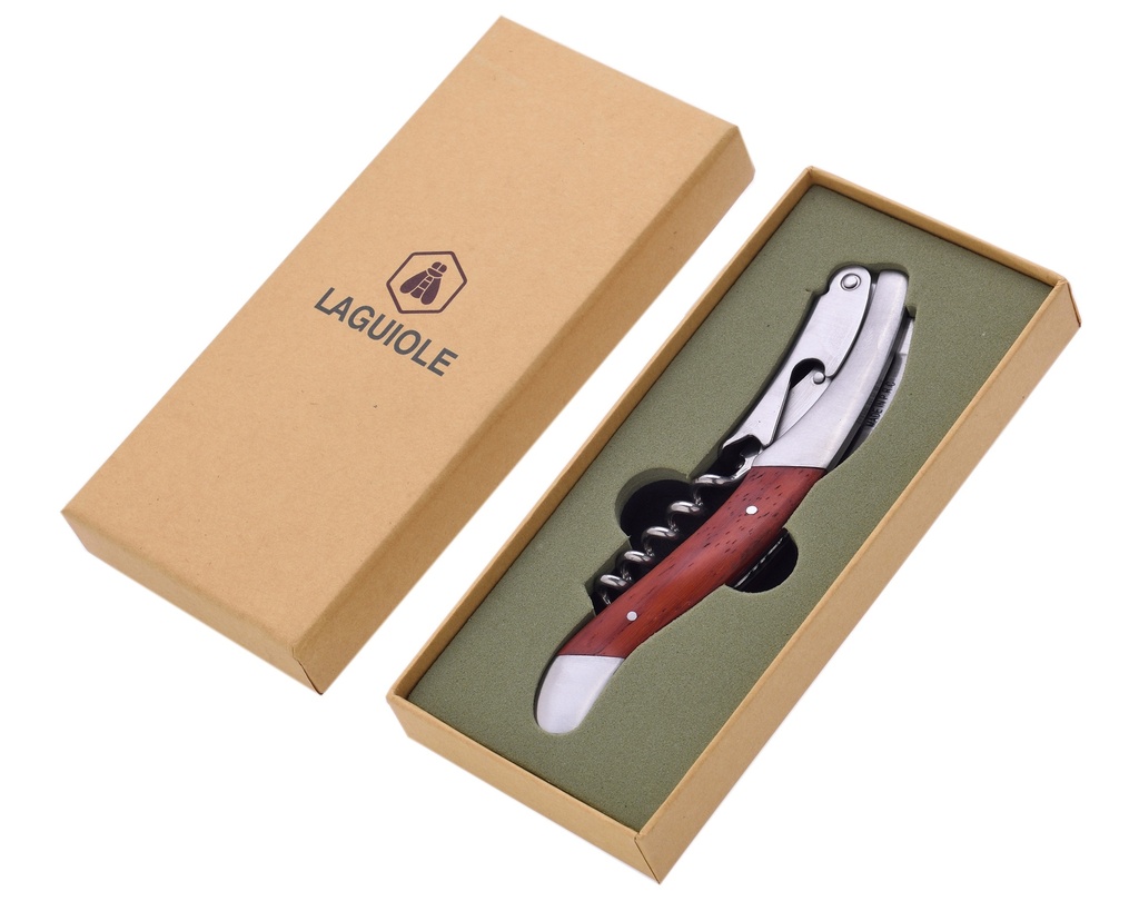 Laguiole Corkscrew Red Pear Wood