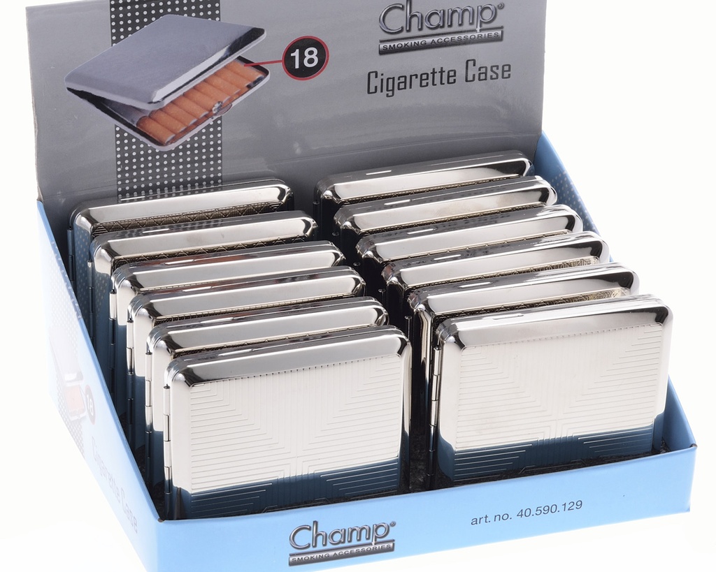 Cigarette Case Champ Metal Champ 18pcs