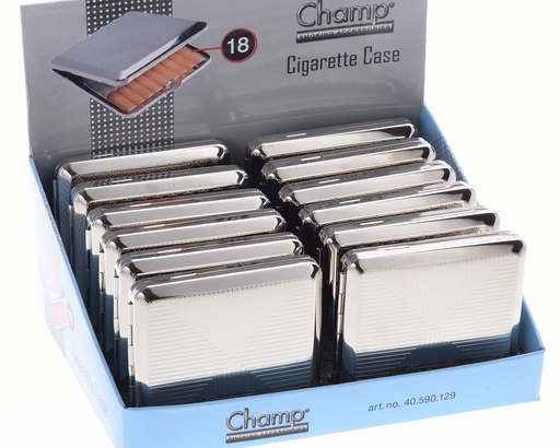 [40590129] Etui Cigarette Champ Metal Champ 18pcs