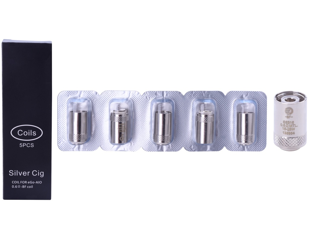 Silver Cig Coil voor Ego Aio (5St)