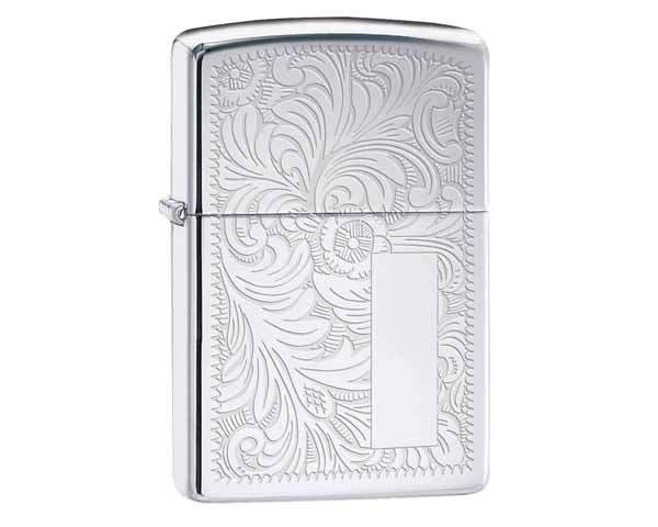 Briquet Zippo Venetian Chrome