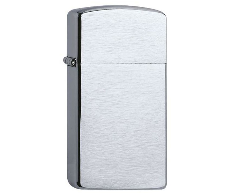 Lighter Zippo Brushed Chrome Slim