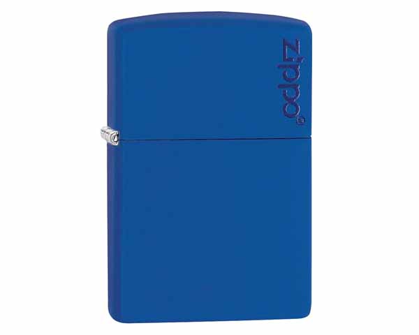 Aansteker Zippo Royal Blue Matte with Zippo Logo