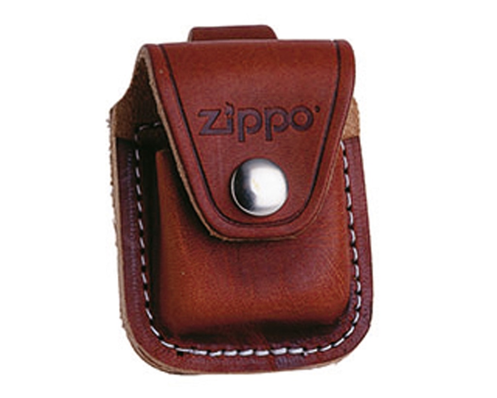 Zippo Pouch Zippo Brown With Loop