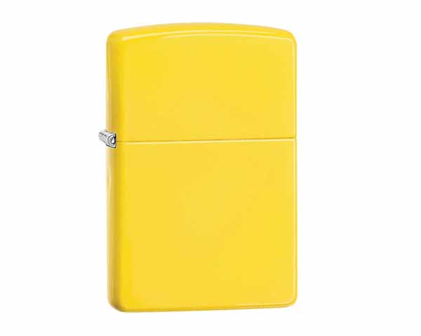 Briquet Zippo Reg Lemon Matte Ltr