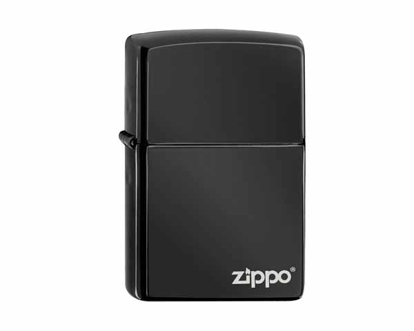 Lighter Zippo Ebony with Zippo Logo