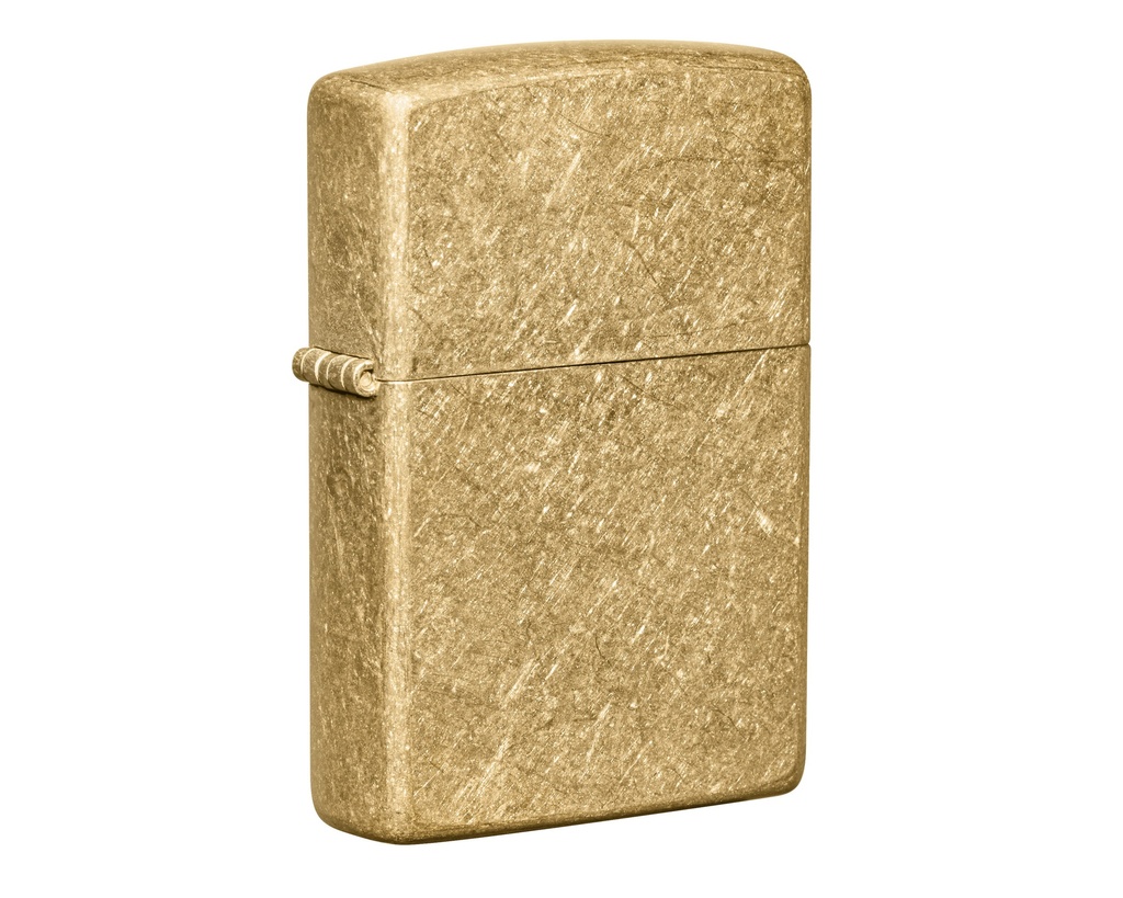 Briquet Zippo Tumbled Brass