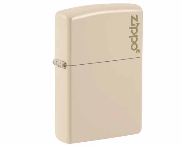 Briquet Zippo Flat Sand with Zippo Logo