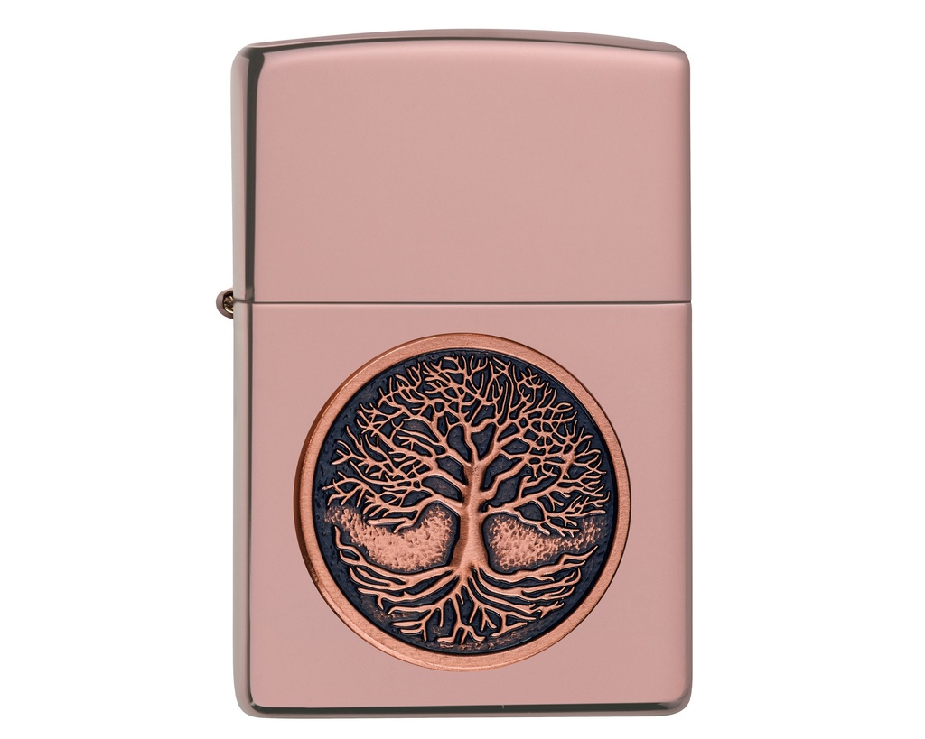 Briquet Zippo Tree of Life Emblem Design