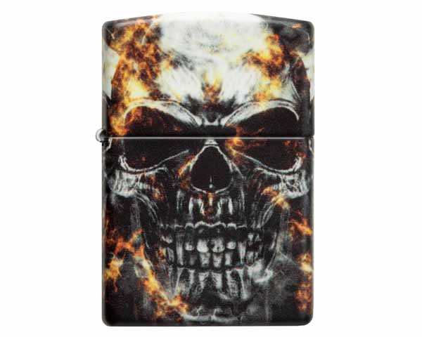 Briquet Zippo Smokey Skulls Design