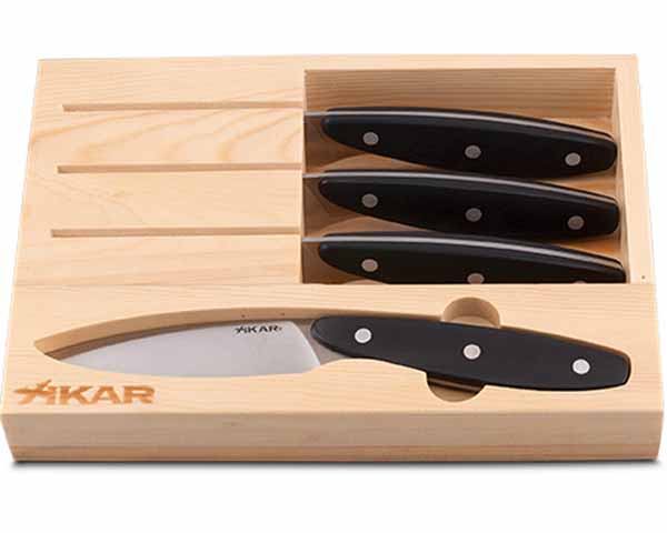 Xikar 2016H-Sk Holiday Gift Set Couteaux à steak