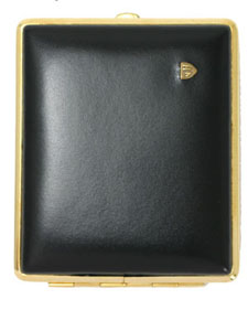 Cigarette Pouch VH 811 Leather Gold Black 22sks