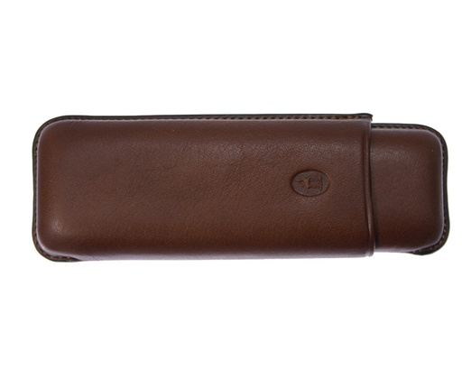 [CF21420M] Cigar Pouch Lecerf Gran Robusto/2 Marron R54 140