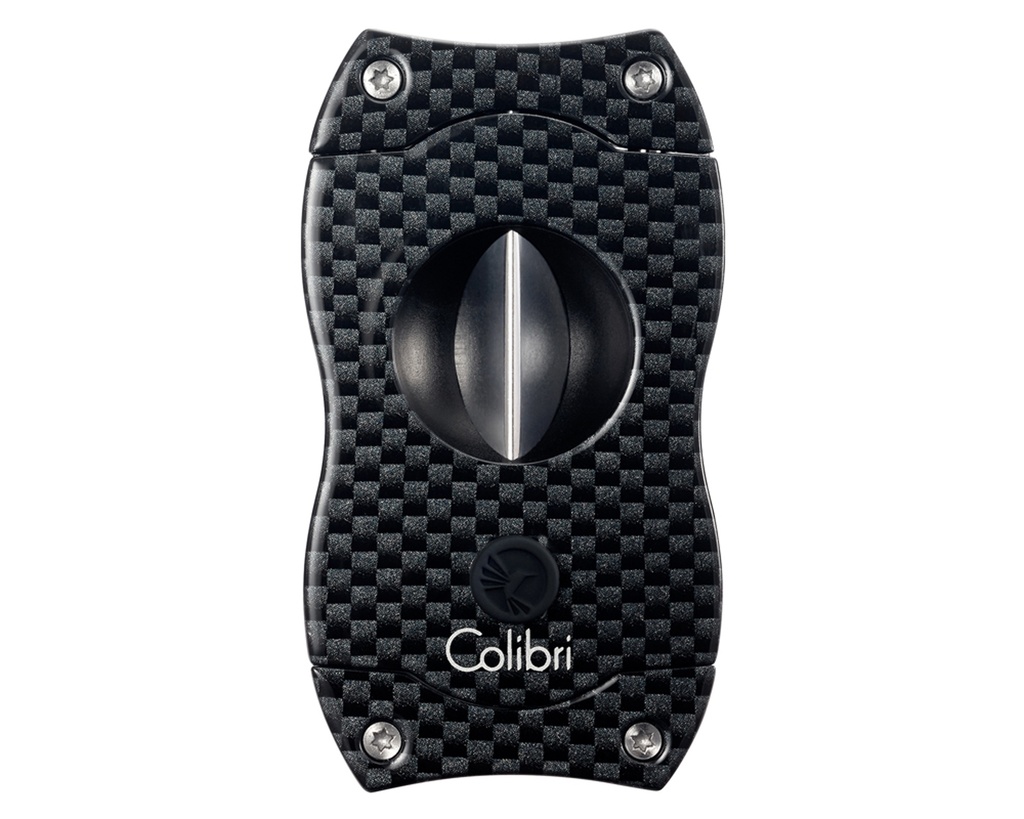 Sigarenknipper Colibri V-Cut Carbon Fiber Zwart