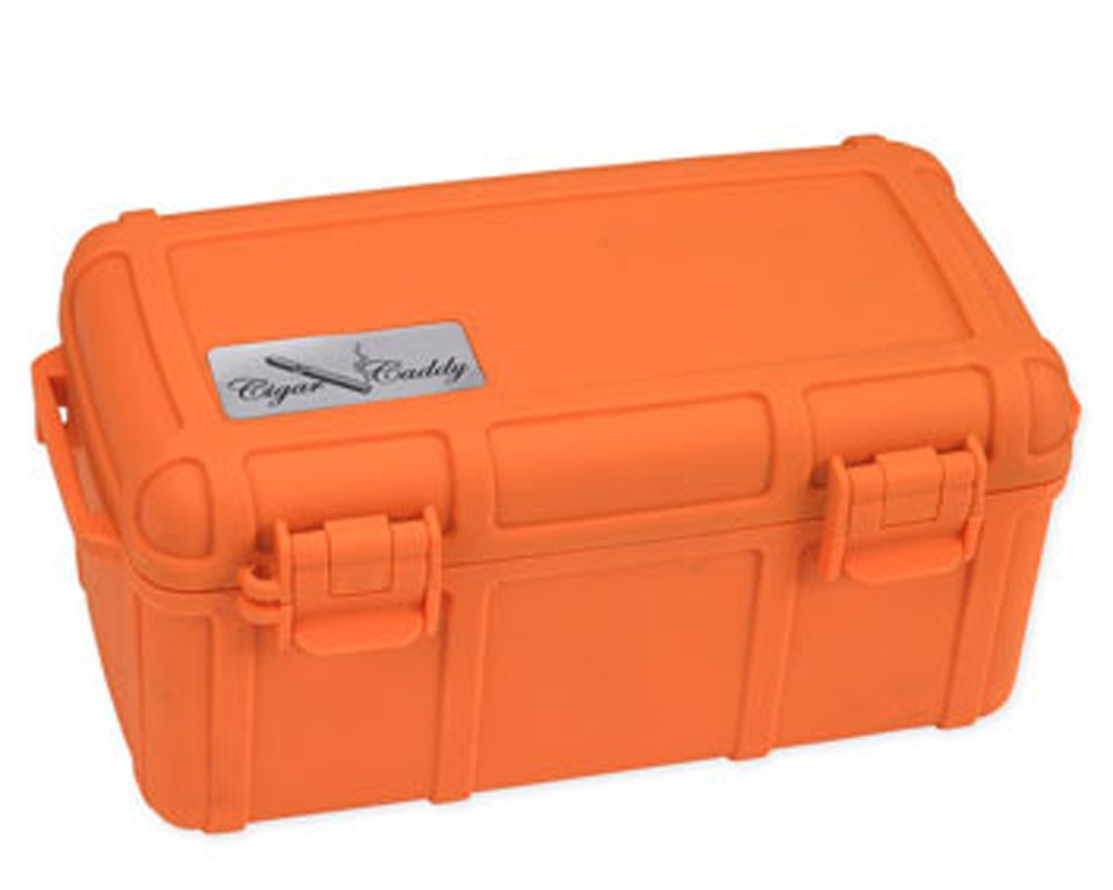 Humidor De Voyage Cigar Caddy Orange 15 Cigares