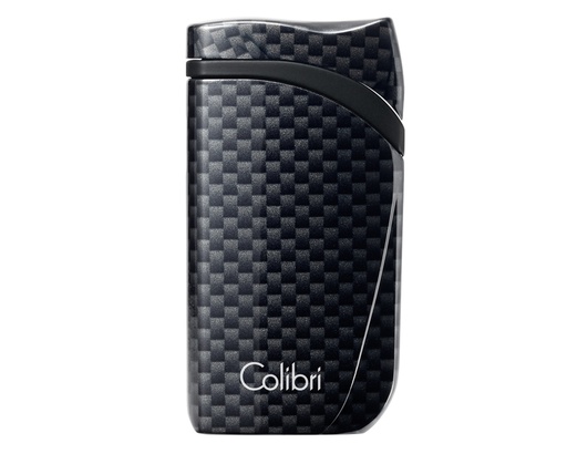 [LI310T5] Aansteker Colibri Falcon Carbon Fiber Zwart