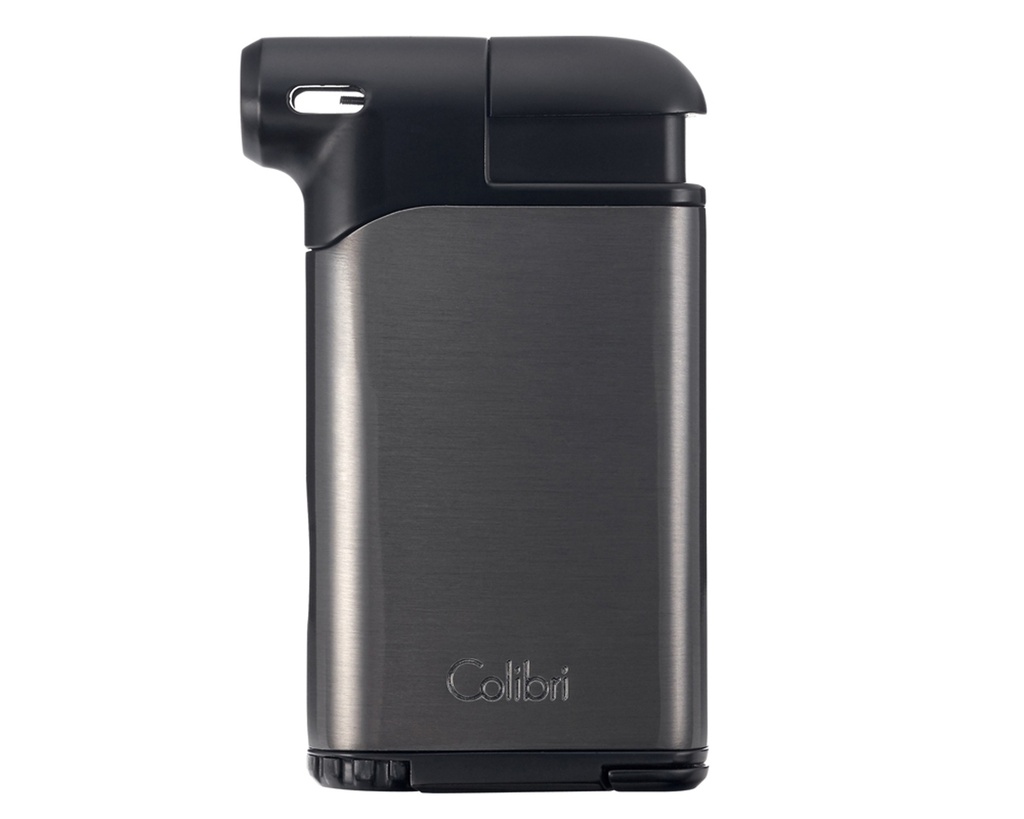 Briquet Colibri Pipe New Pacific Gunmetal Noir