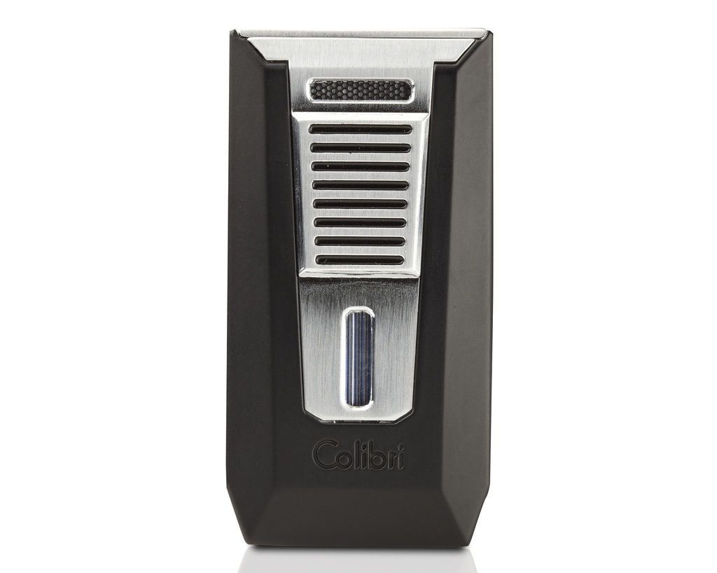 Briquet Colibri Slide Noir Chrome