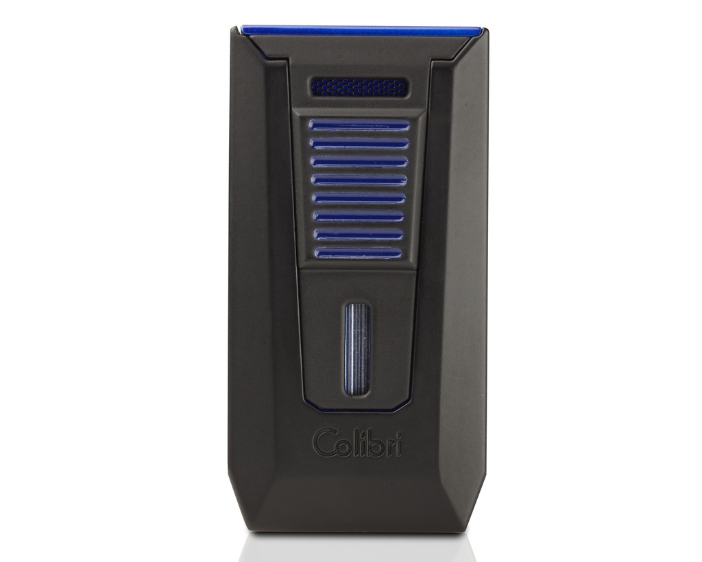 Briquet Colibri Slide Black Bleu