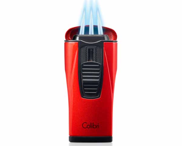 Lighter Colibri Monaco Metalic Red