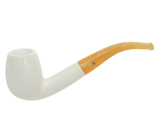 Pipe VB Meerschaum White 45 50 Bent