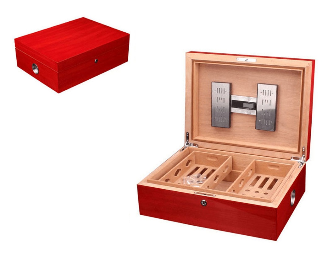 Humidor Cig Rood - 200 Sigaren