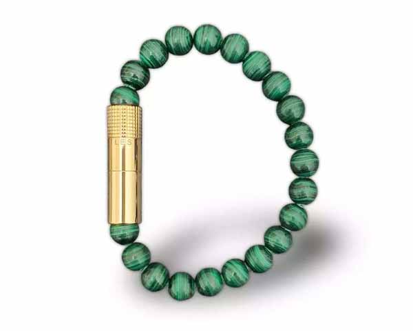 LFL Bracelet Solo Gold Malachite S