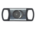 Cigar Cutter Passatore Double Cut Black/Silver