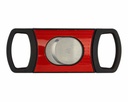 Cigar Cutter Passatore Double Cut Black/Red