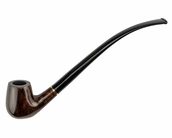 Pipe Jean Claude Churchwarden Brun Courbe Acrylique