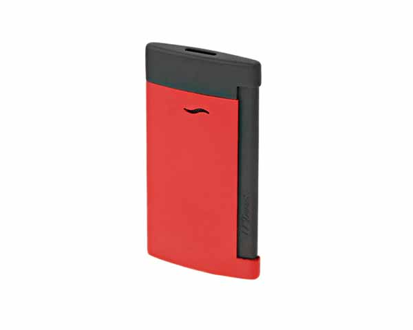 Aansteker Dupont Slim Mat Rood