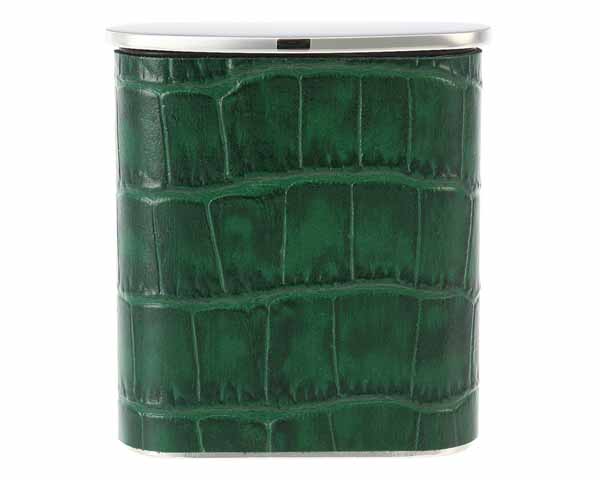 Pocket Ashtray Pearl Croco Green