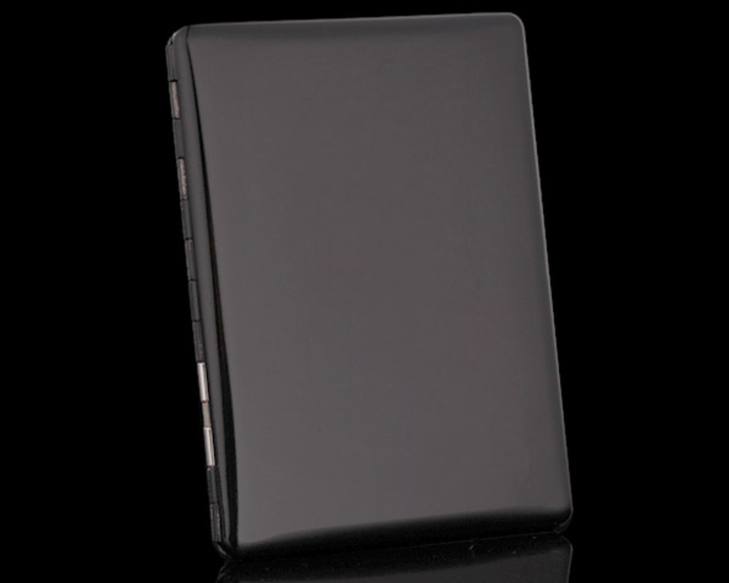 Cigarette Case Pearl Black Matt 9sks 