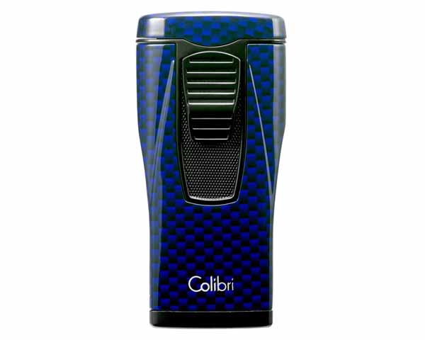 Briquet Colibri Monaco Carbon Bleu