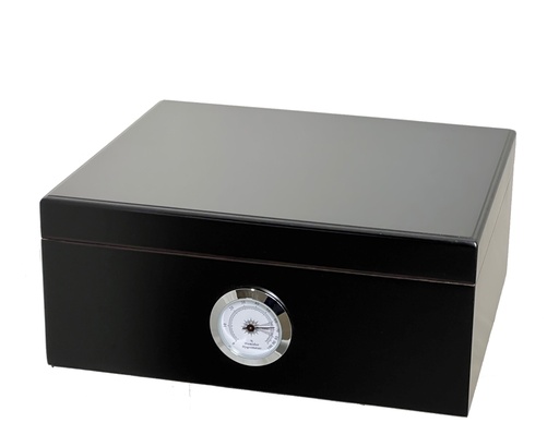 [SK1107A] Humidor Set Black 50 Cigars