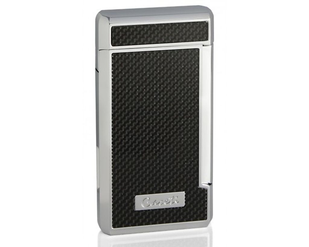 Lighter Caseti Twin Jet Black Carbon