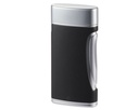 Lighter Caseti Double Jet Chrome Black Matt