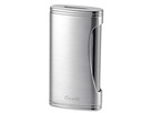 Briquet Caseti Wide Flat Flame Chrome Argent Matte